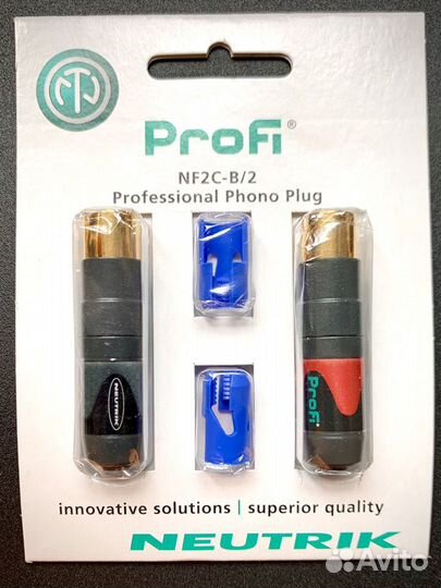 Neutrik NF2C-B/2 RCA разъем профессиональный