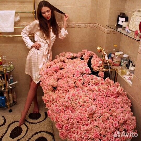 Пионы Букеты 101 Роза