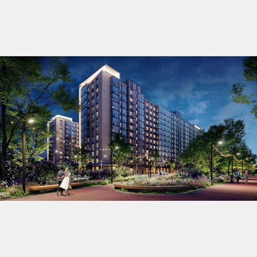 1-к. квартира, 38,7 м², 8/12 эт.