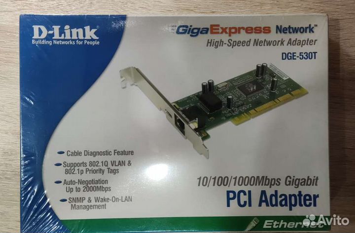 Сетевой адаптер Gigabit Ethernet D-link DGE-530T