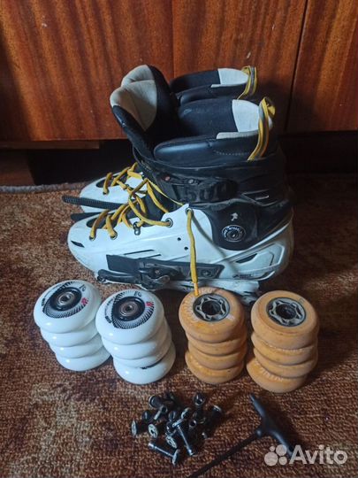 Роликовые коньки oxelo mf500 размер 46