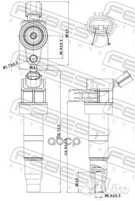 Катушка зажигания 12640-004 Febest