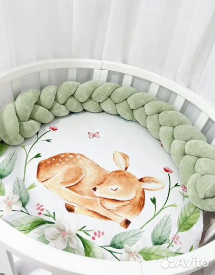 Бортик косичка