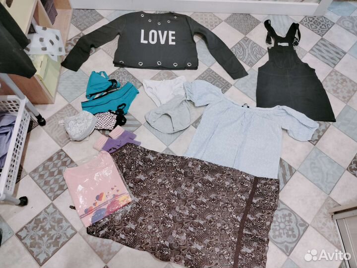 Вещи пакетом на девочку