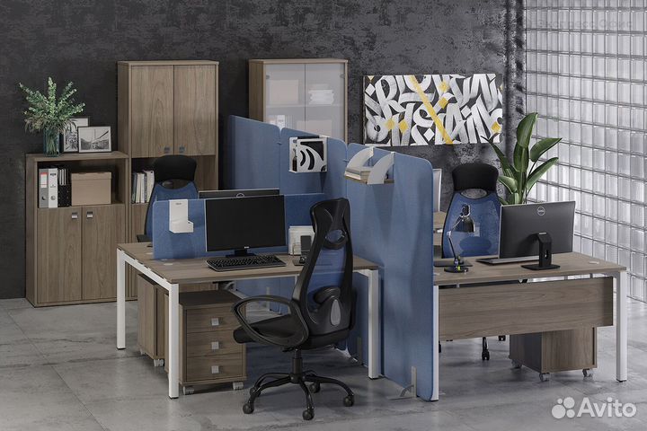 Офисная мебель для персонала Metal system quattro