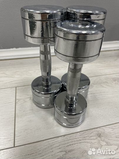 Гантели 5 кг 2 шт и 4кг