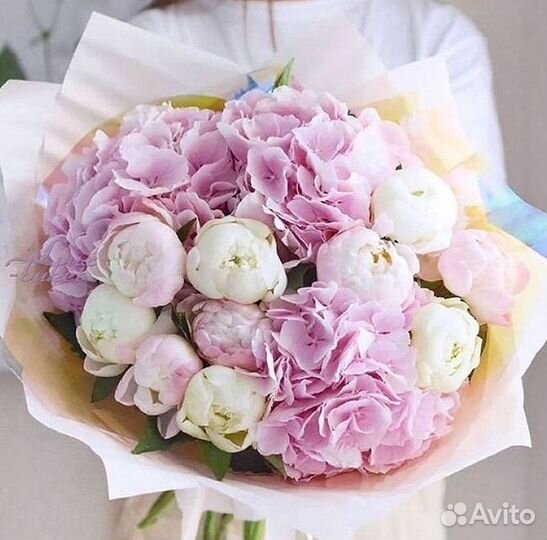 Пионы Букет пионов