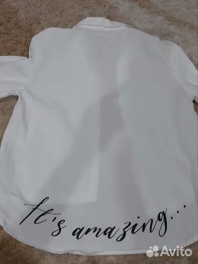 Рубашка для девочки 134