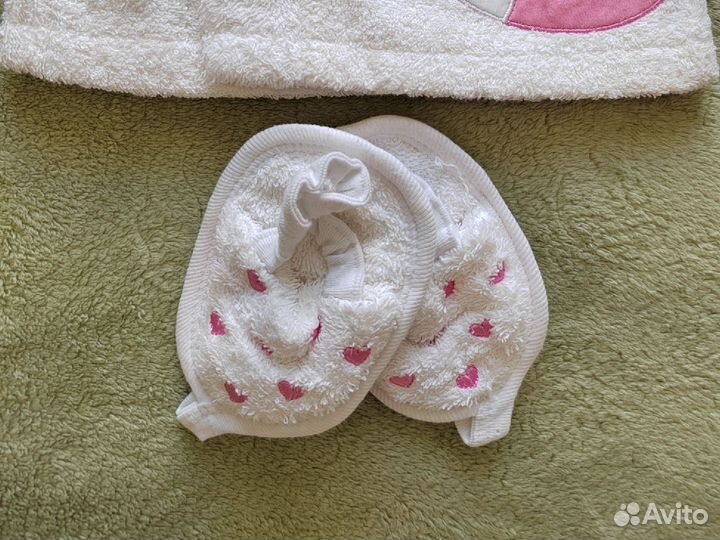 Банный комплект для девочки 74-86