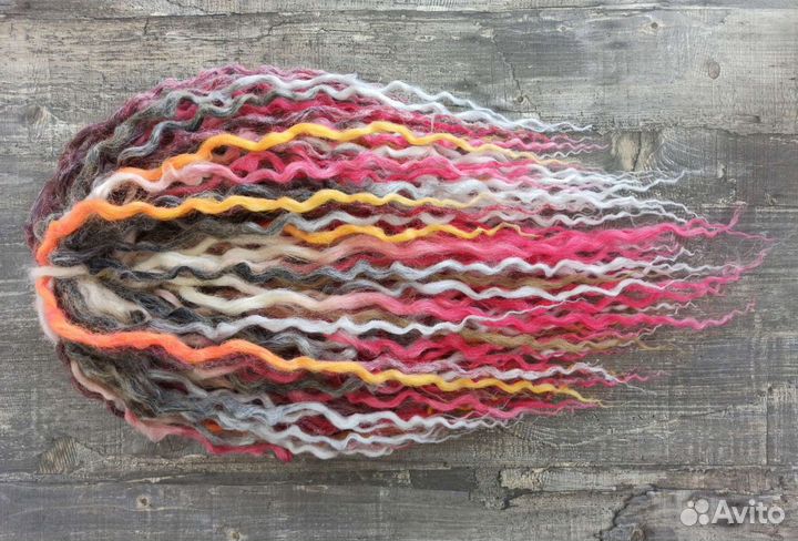 Завитые дреды Б/У