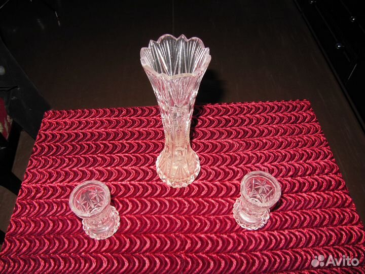 Хрустальные вазы для цветов