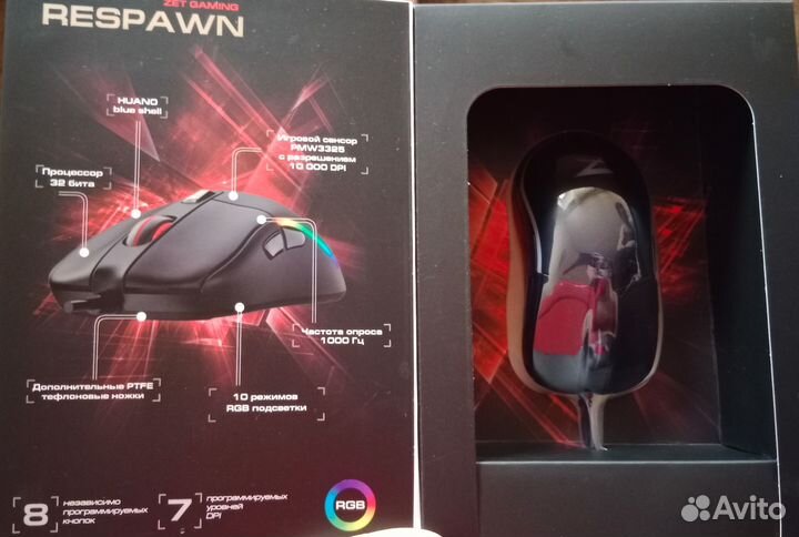 Мышь проводная ZET gaming Respawn