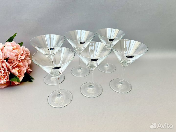 Бокалы для мартини Crystal Bohemia 6 шт