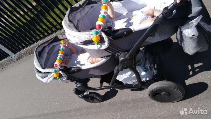Коляска для двойни 2 в 1