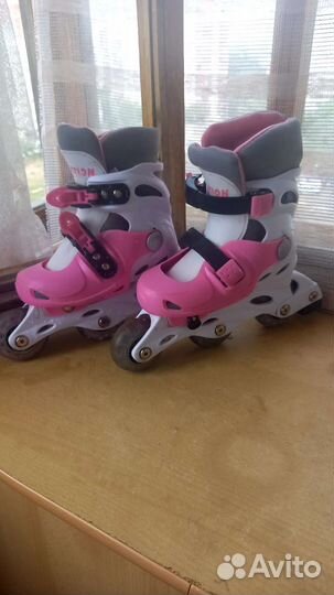 Роликовые коньки детские раздвижные