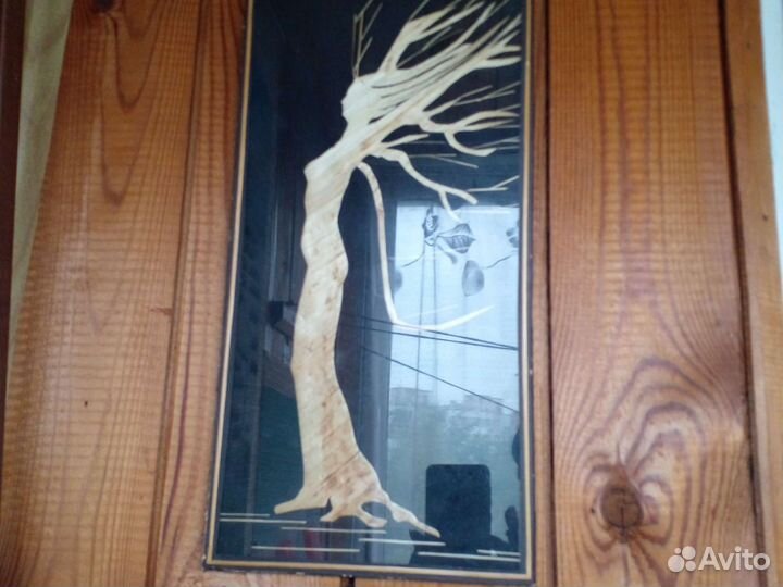 Панно картина из соломки.Хенд-мейд