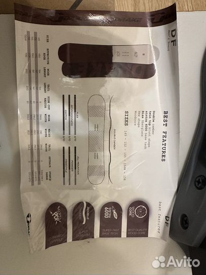 Сноуборд Drake DF 158