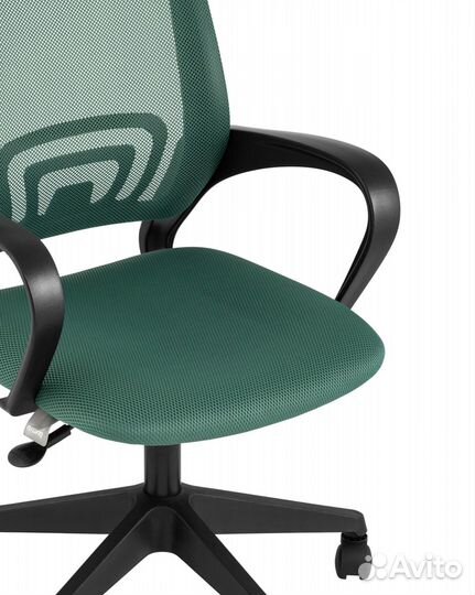 Кресло офисное TopChairs ST-Basic сетка/ткань зеле