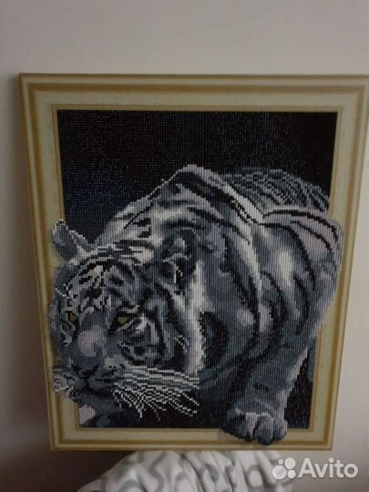 Тигр. Алмазная мозаика