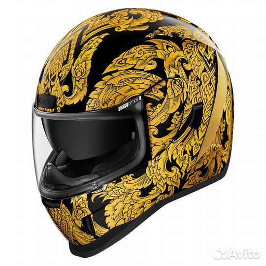 Icon Airform Esthetique мотошлем золотой
