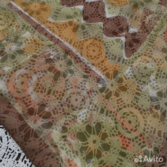 Тонкий шифоновый платок