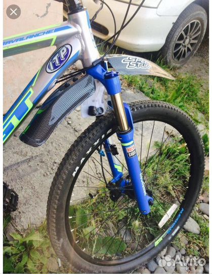 Крыло переднее для широких колес, рога на руль