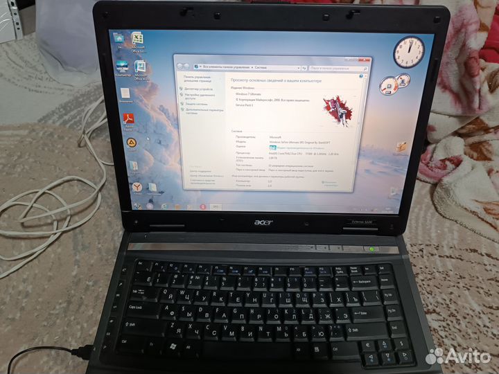 Ноутбук acer extensa5220