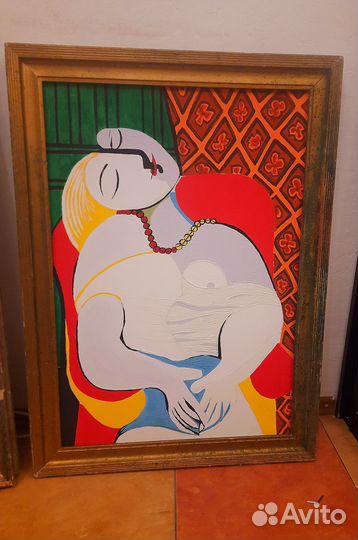 Картина акрилом на холсте