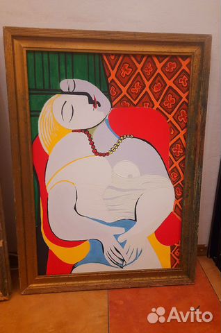 Картина акрилом на холсте