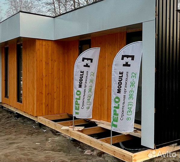 Модульная каркасная баня под ключ