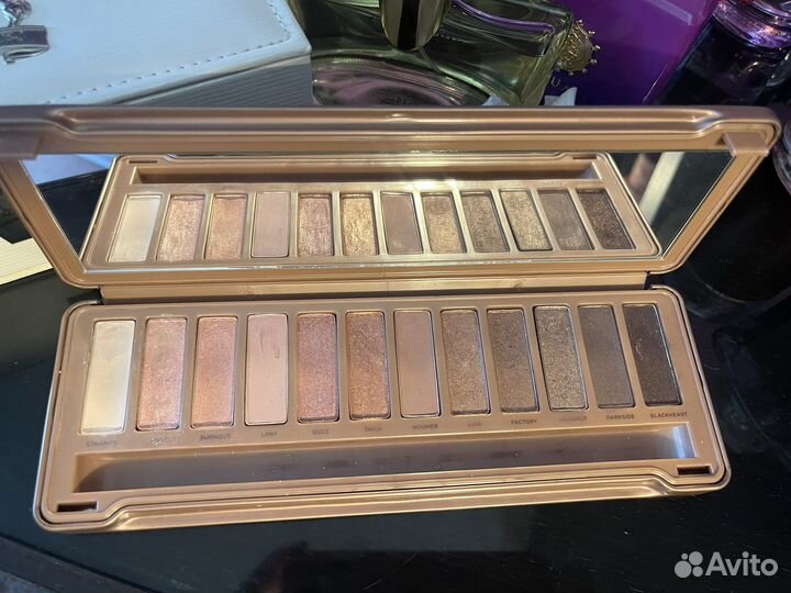 Палетки теней Urban Decay 2 и Givenchy 03