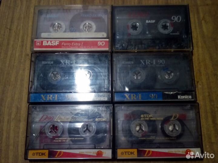 Аудиокассеты Сhrome Sony/TDK/Sound Breeze