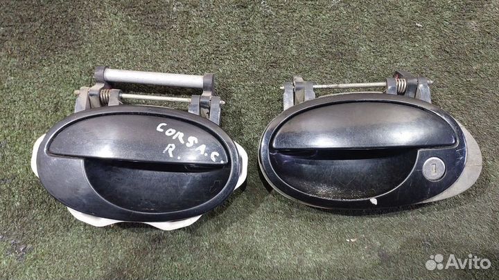 Ручка двери наружная правая\левая 3-дверка Corsa C