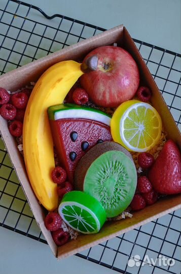 Мыло ручной работы фруктовое