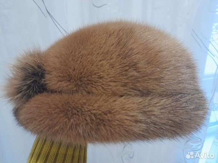 Берет женский норковый