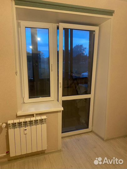 Оконно-балконный блок пвх белый/дерево