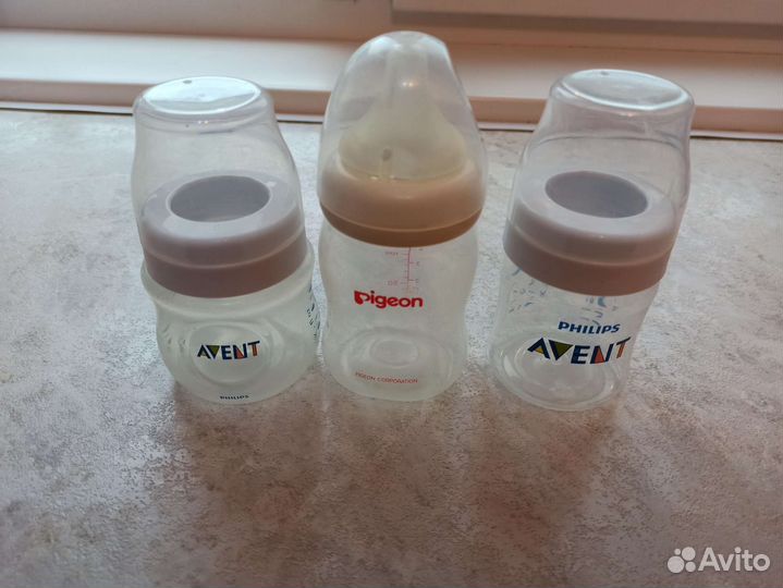 Бутылочки для кормления avent и pegion