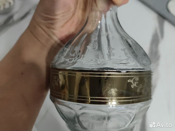 Графин флора с гравировкой