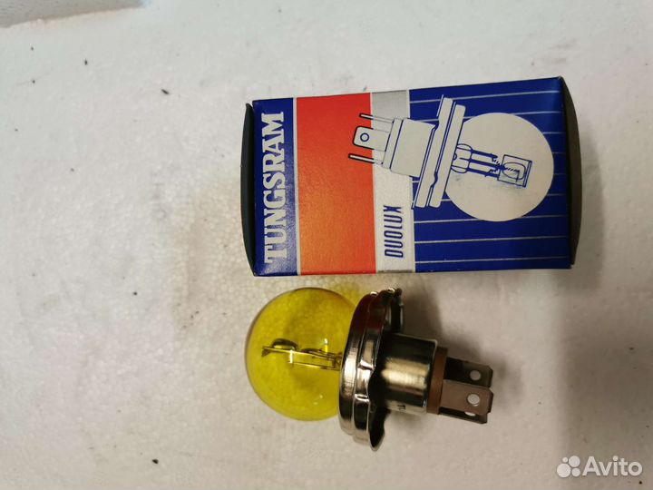 Лампа фарная 3937 P45t 24V 55/50W