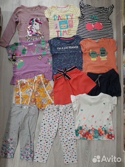 Вещи пакетом на девочку 98 104