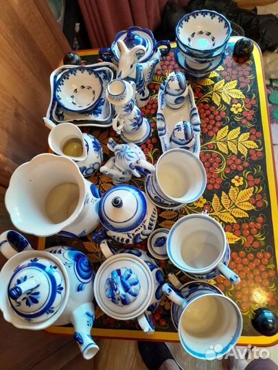 Посуда гжель СССР