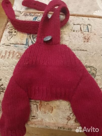 Вещи для собак 3х кг(вязаные штаны, зимняя обувь