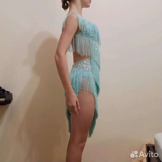 Платье для бальных танцев латина ю2 молодежь