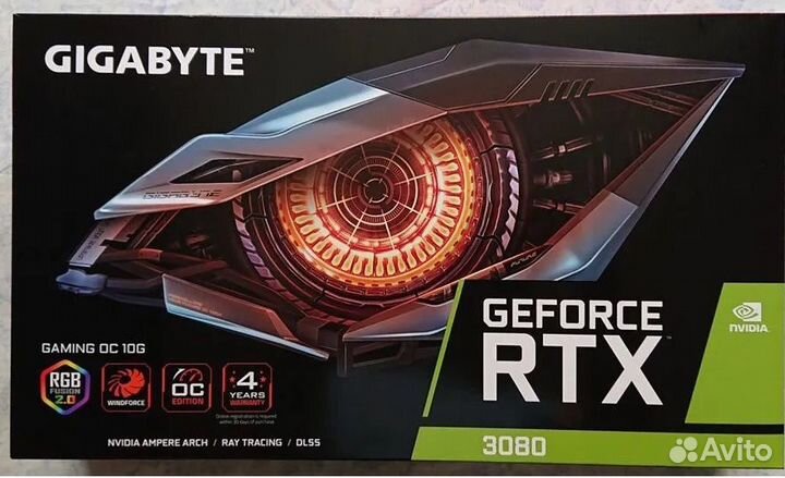 Видеокарта Gigabyte RTX 3080 gaming OC