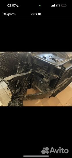 Передняя панель радиатора на w167 mercedes