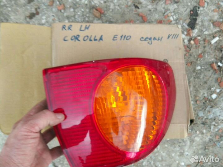 Фара задняя corolla E110