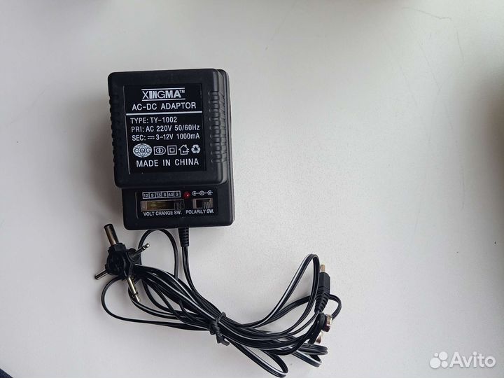 Блок питания xingma ac dc 3v 4.5v 6v 7.5v 9v 12 v