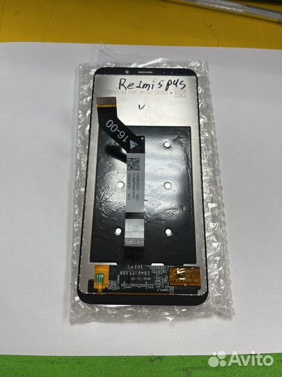 Дисплей для Xiaomi Redmi 5 Plus ориг черный