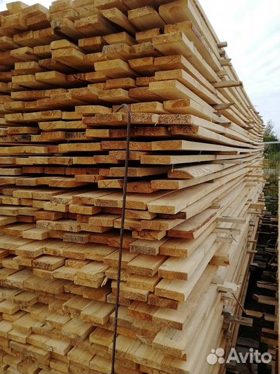 Доска 50x150x6000мм естественной влажности