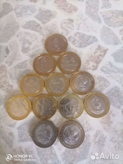 Юбилейные монеты 10